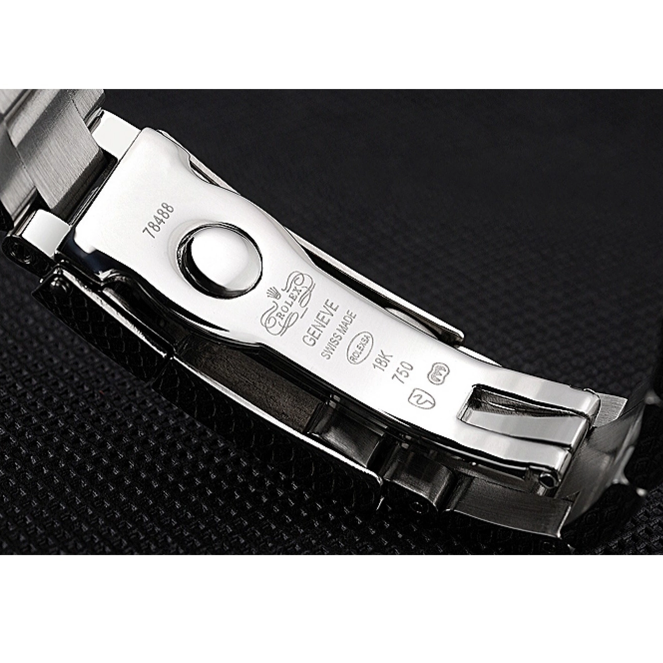 Aaa replica watch Steel Daytona Black Subdials Case Stainless Rolex Stainless Steel Silver 622635 Cosmograph 0726